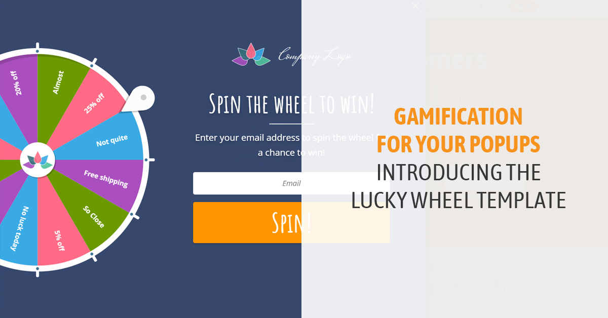 gamification for your popups introducing the lucky wheel template