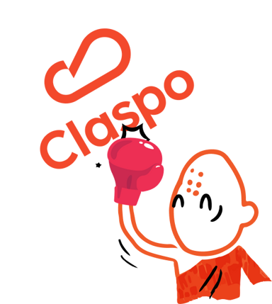 OptiMonk character boxing Claspo