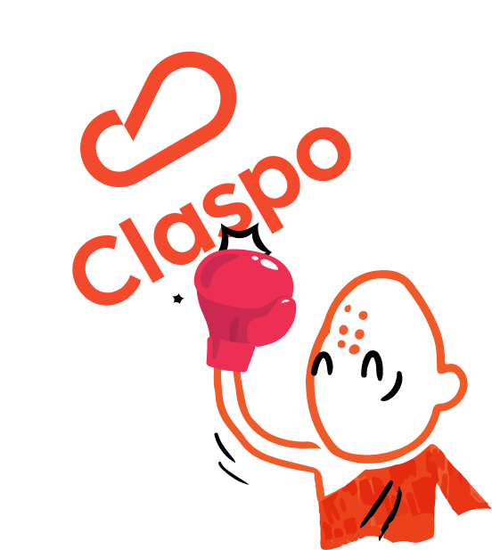 OptiMonk character boxing Claspo