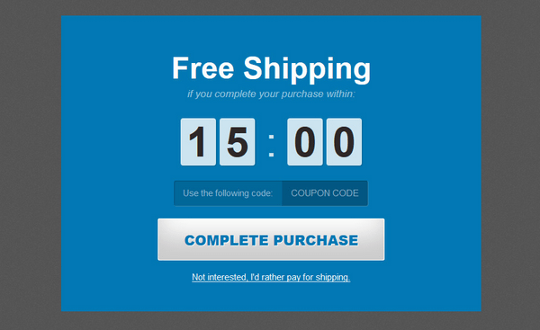 countdown timer template