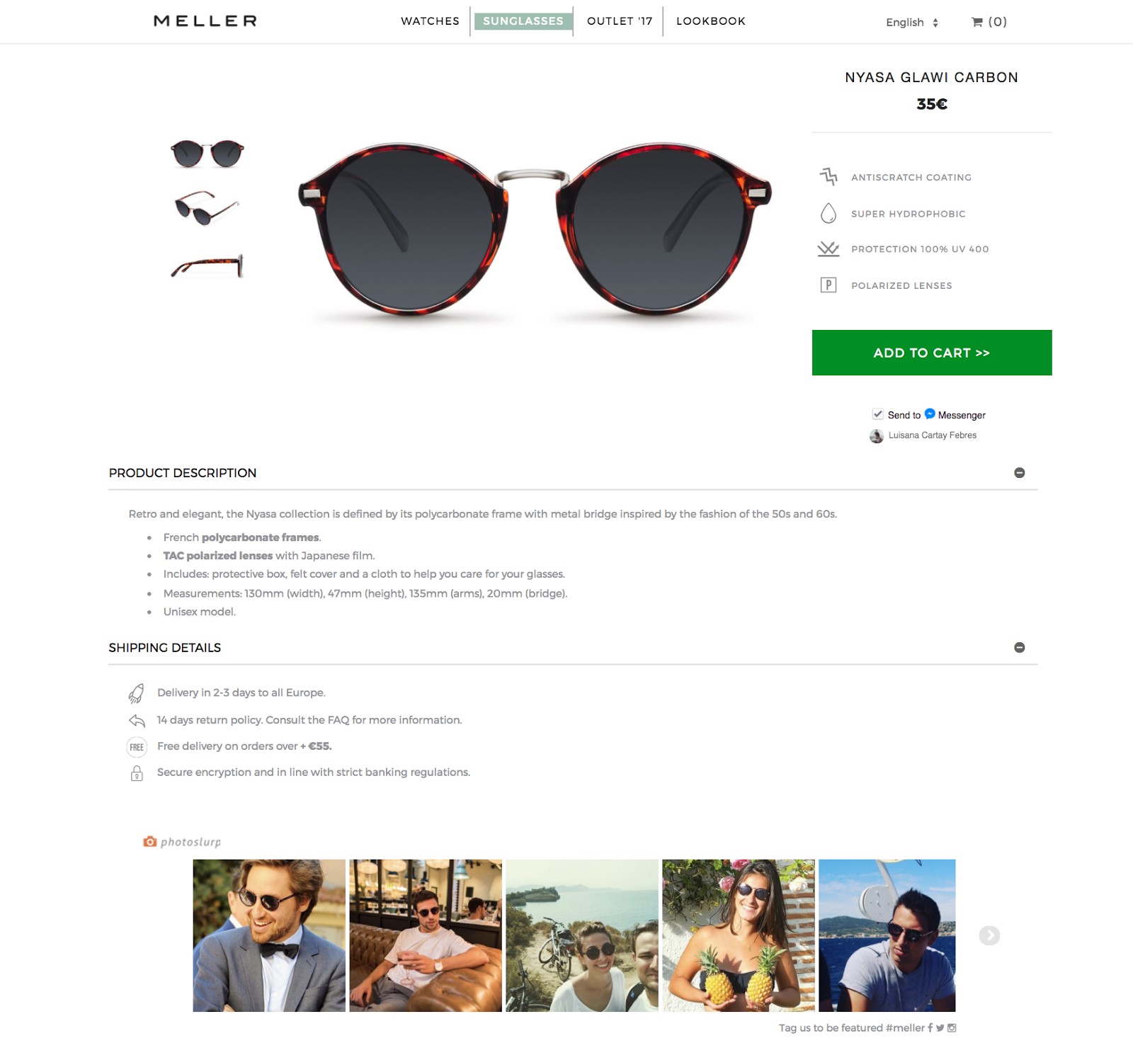 Meller Product Page