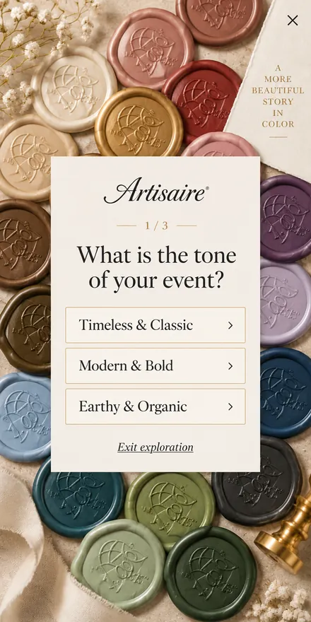 Quiz popup on a phone