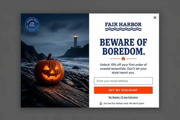 Seasonal popup concept from the library