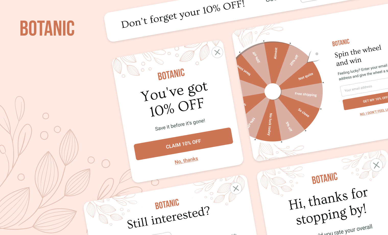 Botanic theme preview