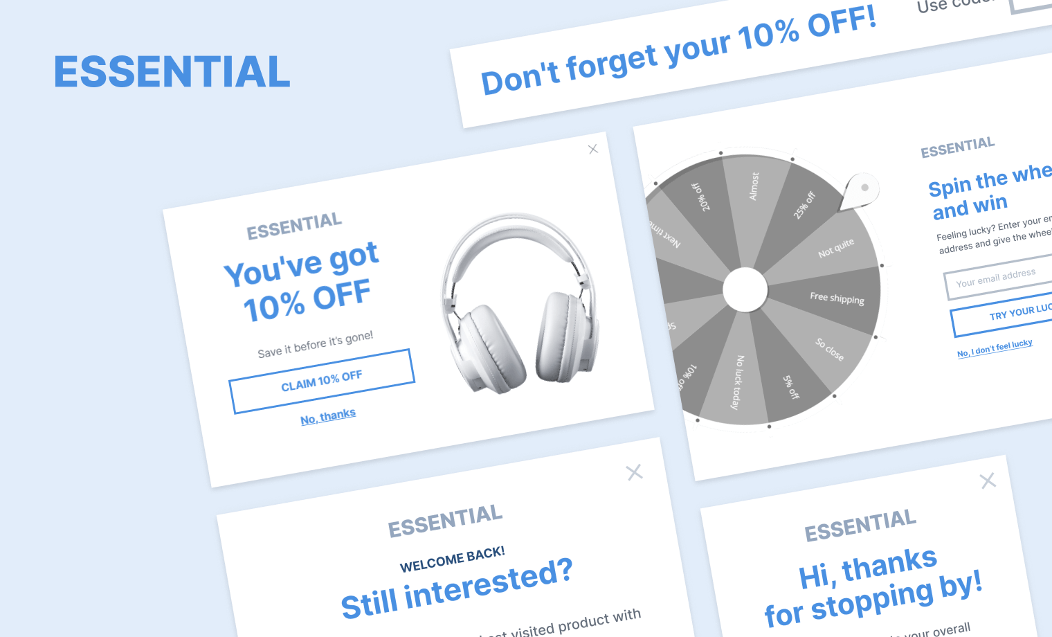 Essential theme preview