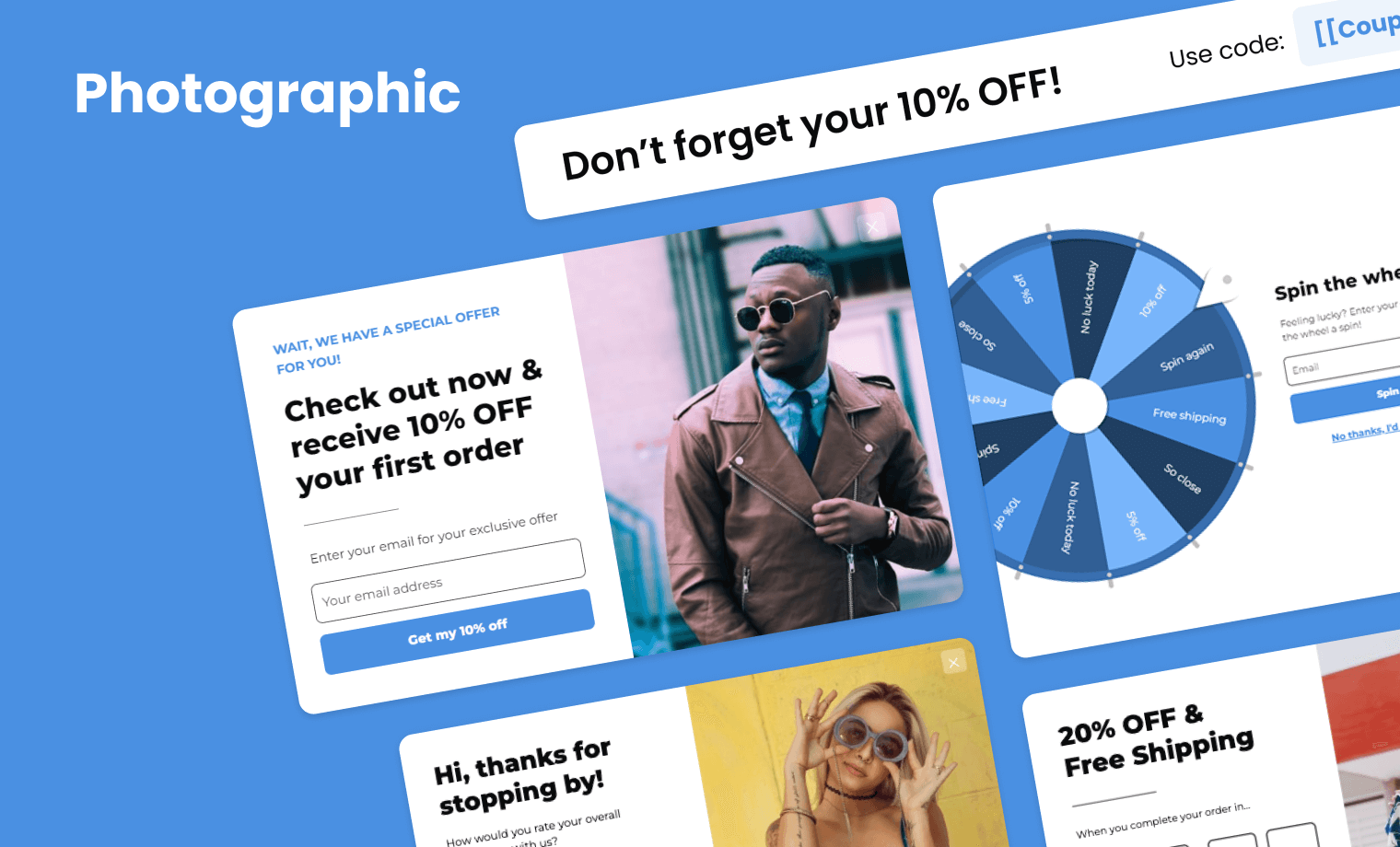 Photographic theme preview