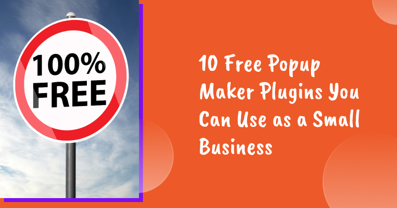 10 free popup makers