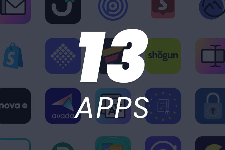On average, Shopify stores use 13.56 apps to enhance their business