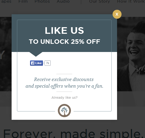 15 Creative Ways Top Ecommerce Sites Use Pop Ups southtree - 15 Creative Ways Top Ecommerce Sites Use Pop Ups