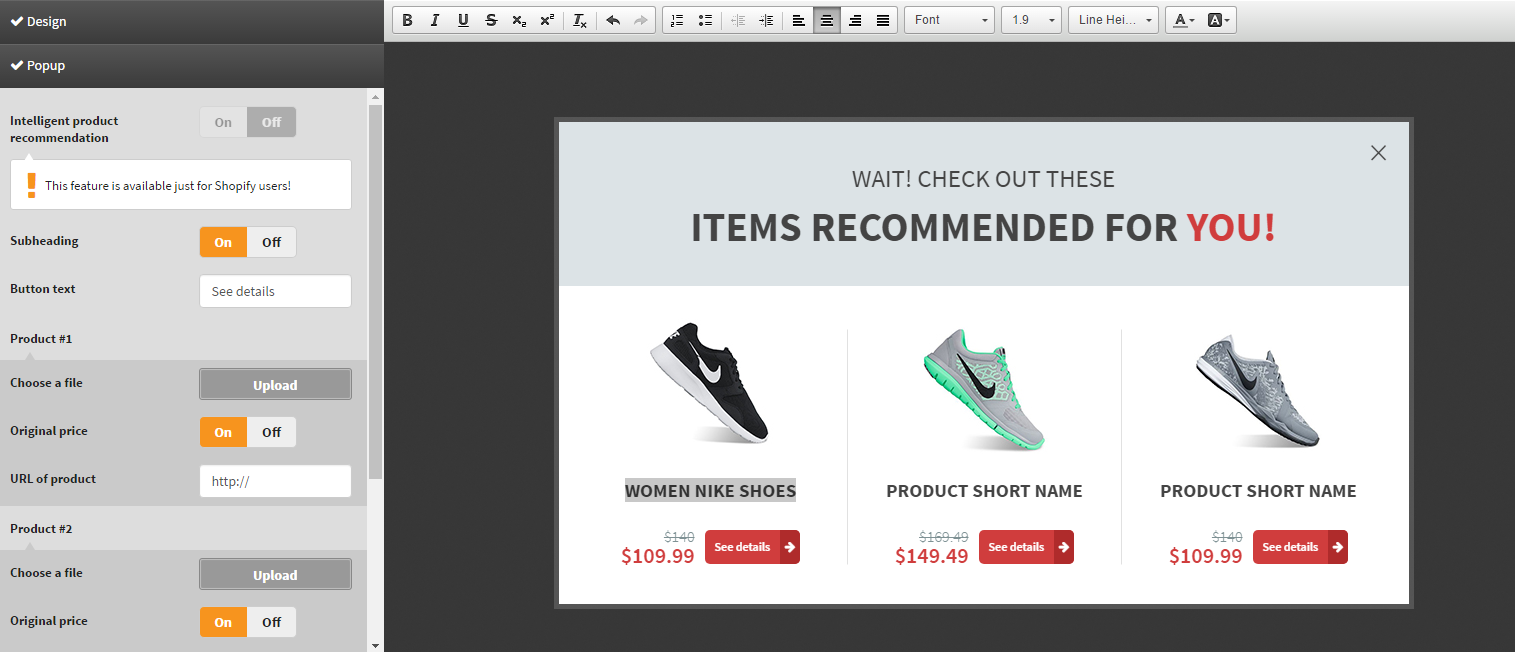 Intelligent Product Recommendation Template for Online Stores Intelligent Product Recommendation Template for Online Stores