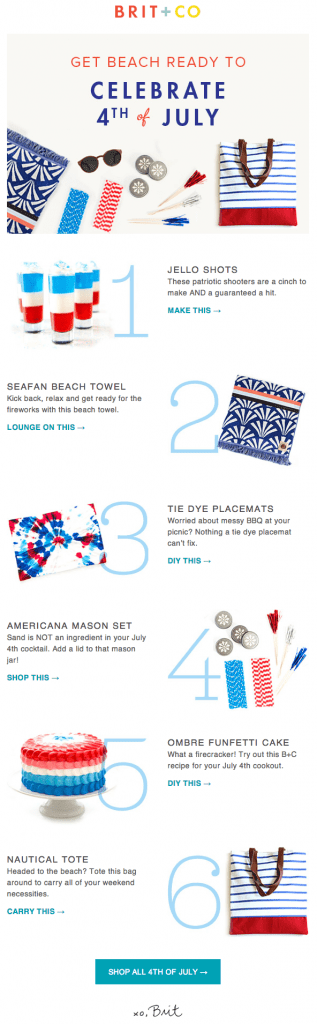4th of july marketing campaign