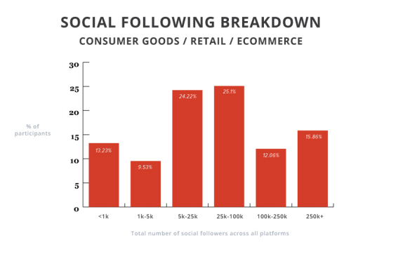 social media following breakdown