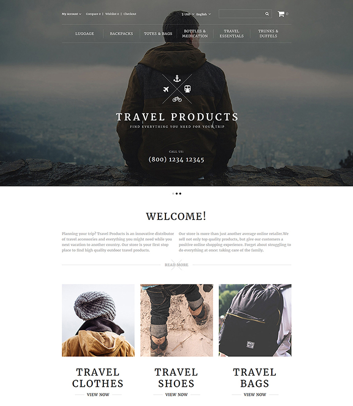 Gradients e-commerce design template