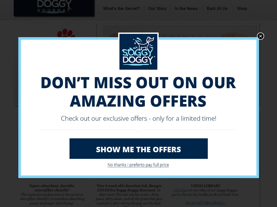 Promote Special Offers Optimonk Ultimate Exit Intent