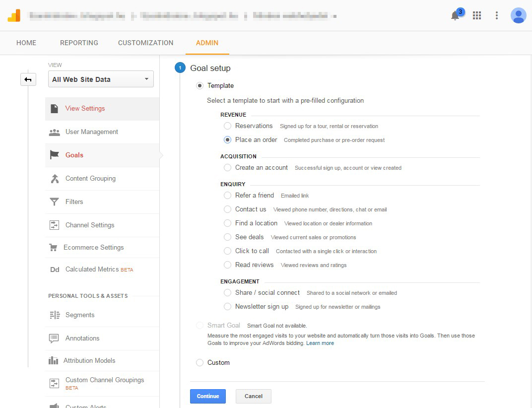 Cart Abandonment - Definitive Guide 5 goal setup in google analytics - Cart Abandonment - Definitive Guide