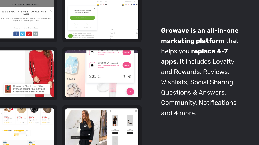 The Growave app is one of the most versatile tools for e commerce entrepreneurs.