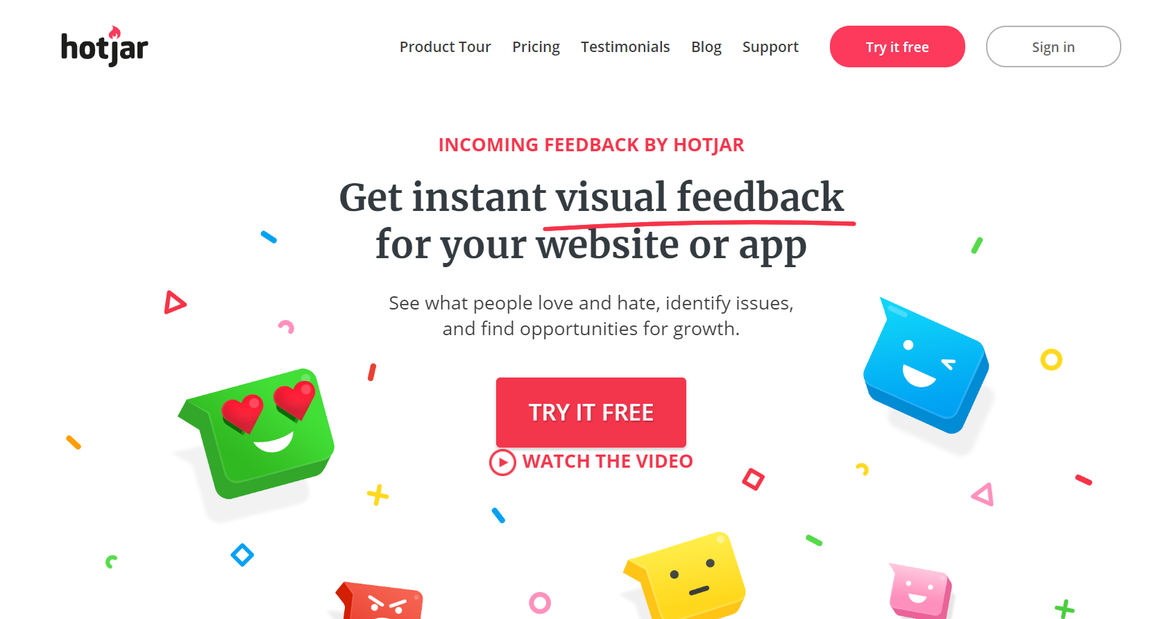 Hotjar customer satisfaction survey tool