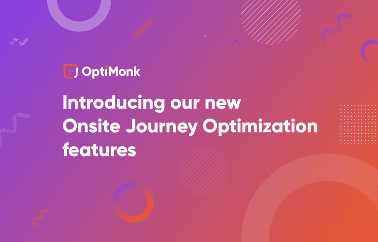 Onsite Journey Optimization features