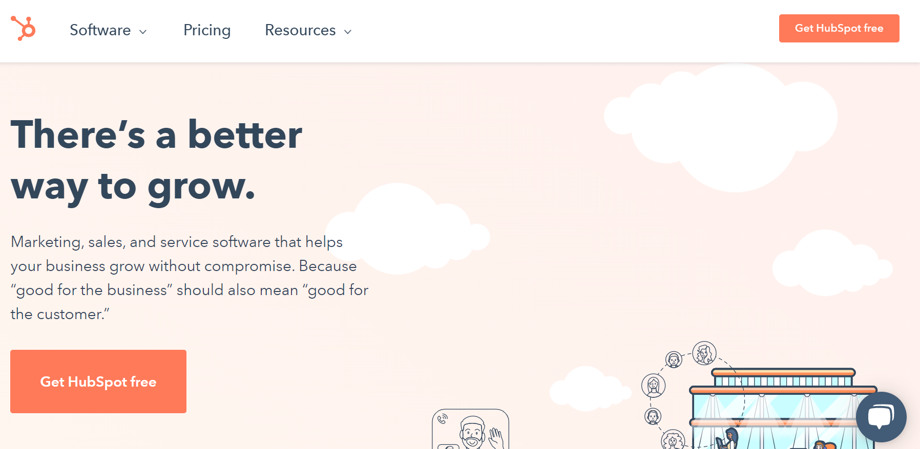HubSpot Home Page