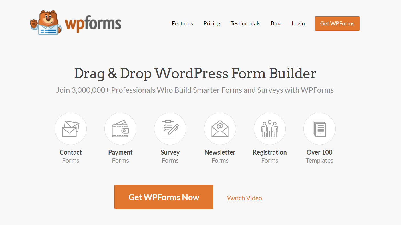 WPForms is one of the best WordPress form plugins