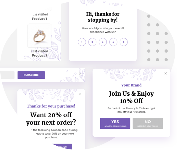 OptiMonk: Exit-Intent Popup Builder, Tool, and Software inspiration library ill - OptiMonk: Exit-Intent Popup Builder, Tool, and Software