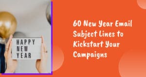 New Year email subject lines