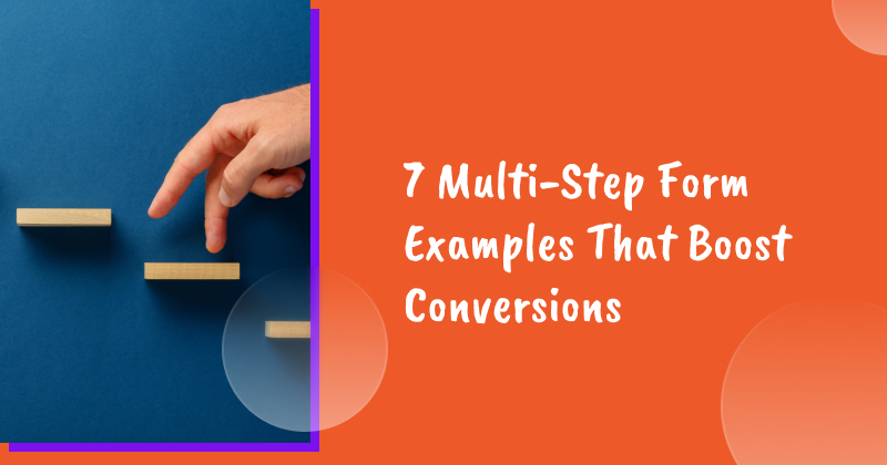 Multi step form examples
