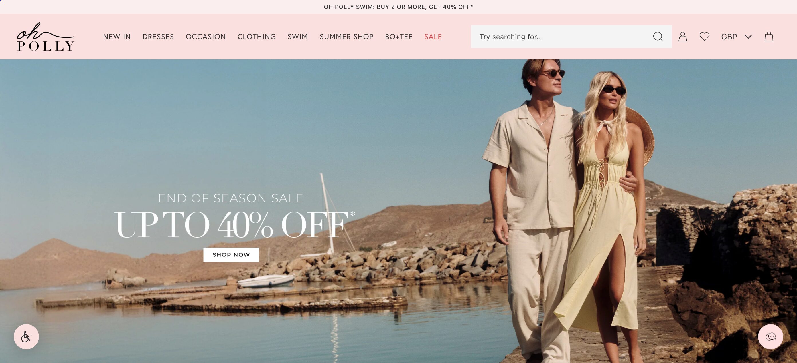 Oh Polly high quality images and responsive mobile design.