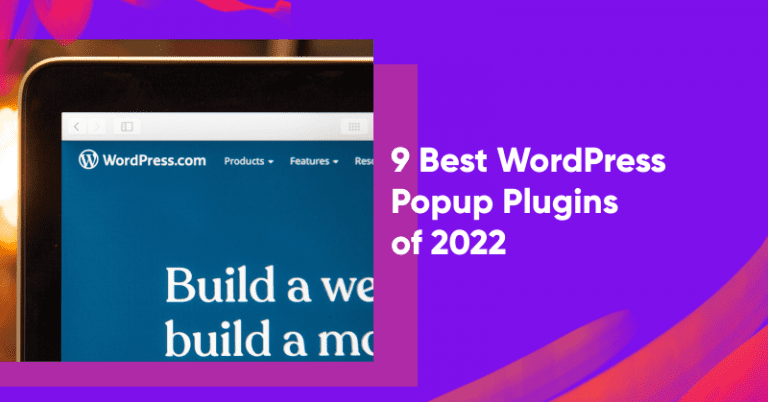 Conversion 9 best wordpress popup plugins 2022 banner 768x402 - Conversion