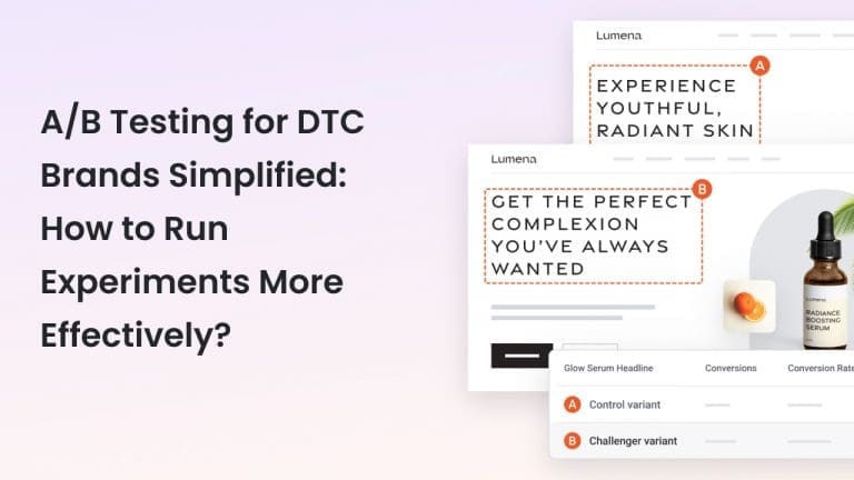 A/B testing for DTC brands simplified