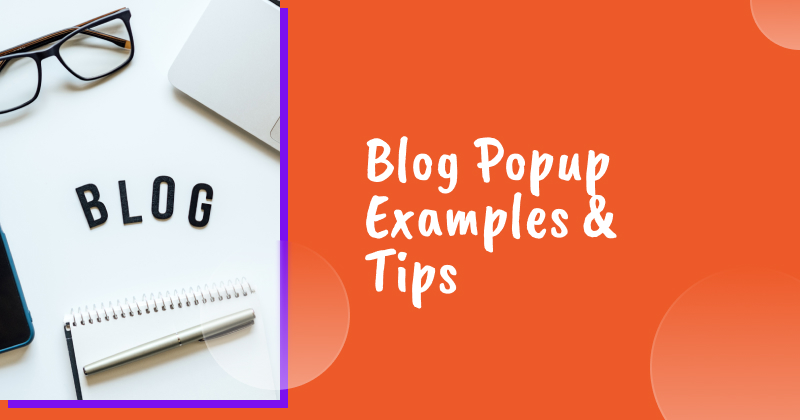Blog popup examples