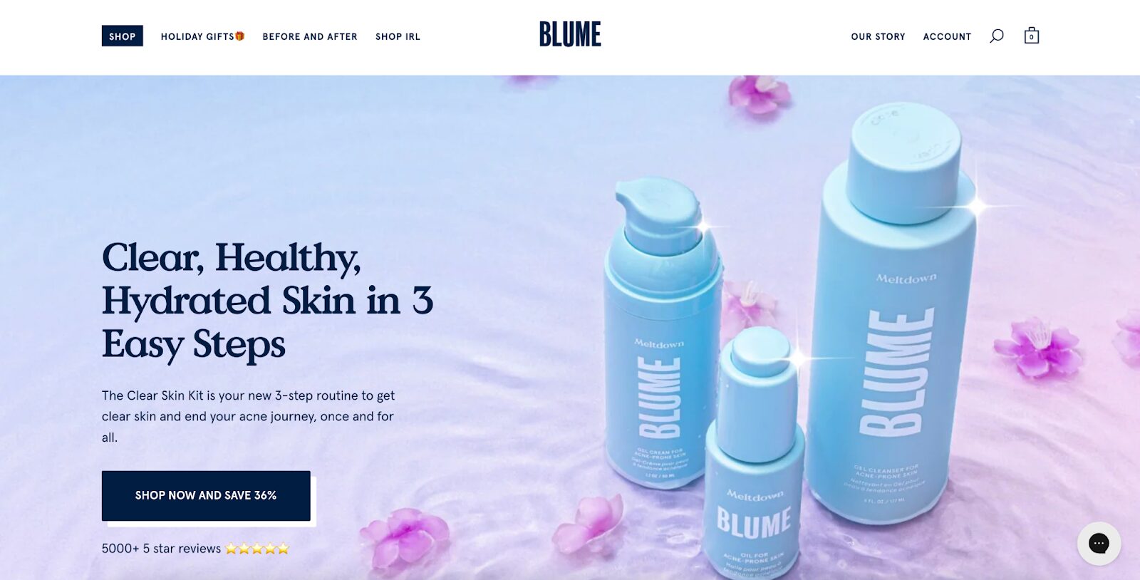 Blume website