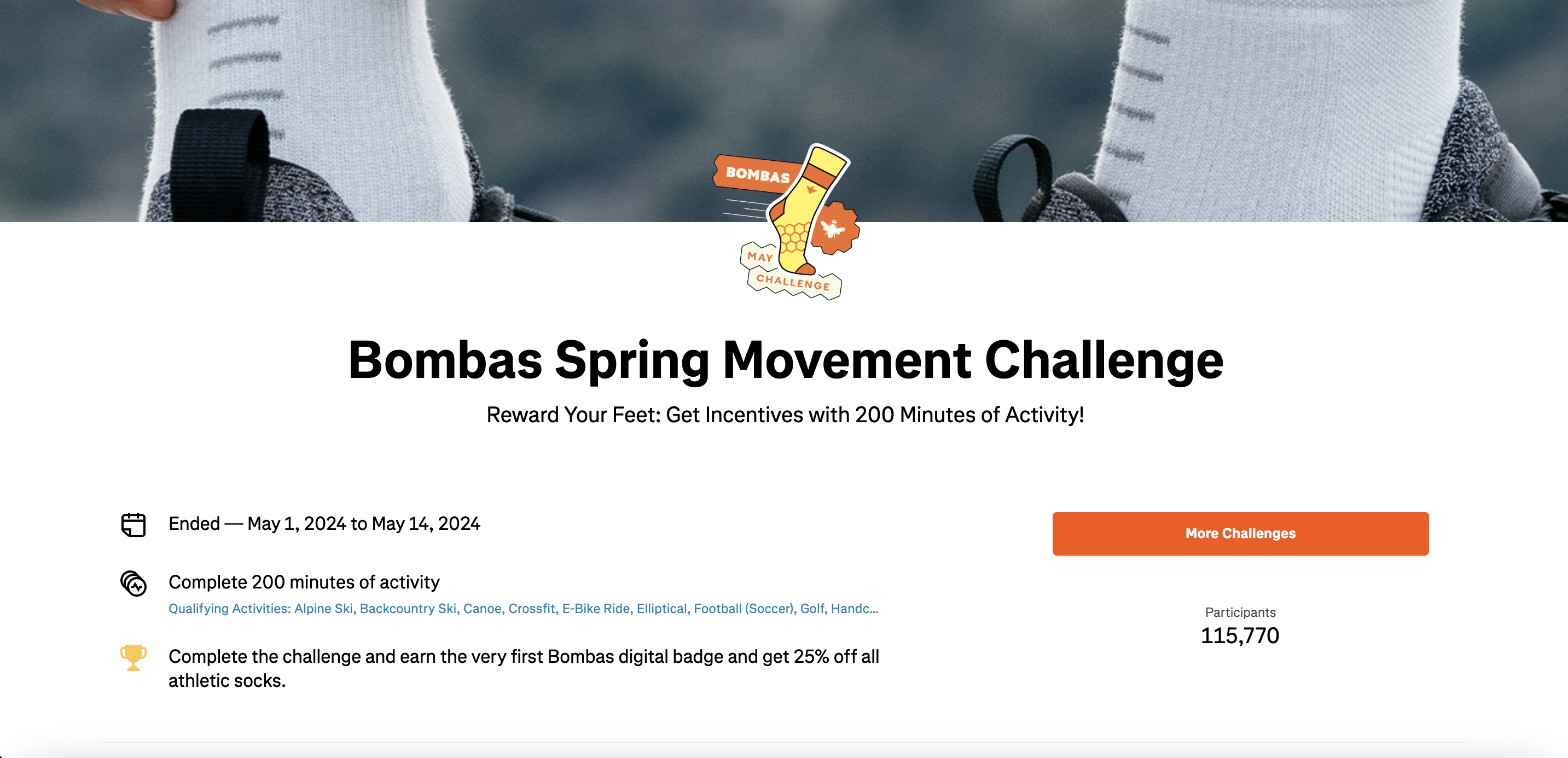 Bombas Spring Movement Challenge