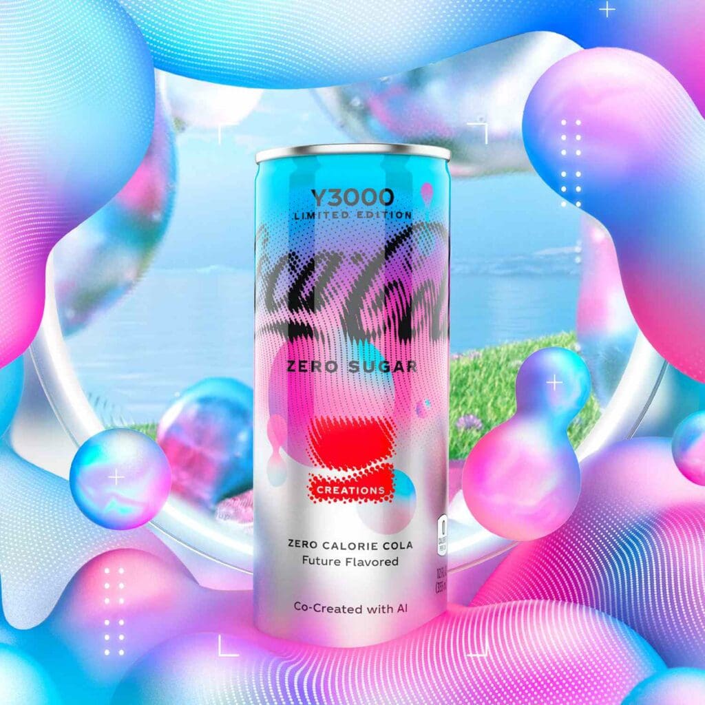 The Coca-Cola AI bottle design