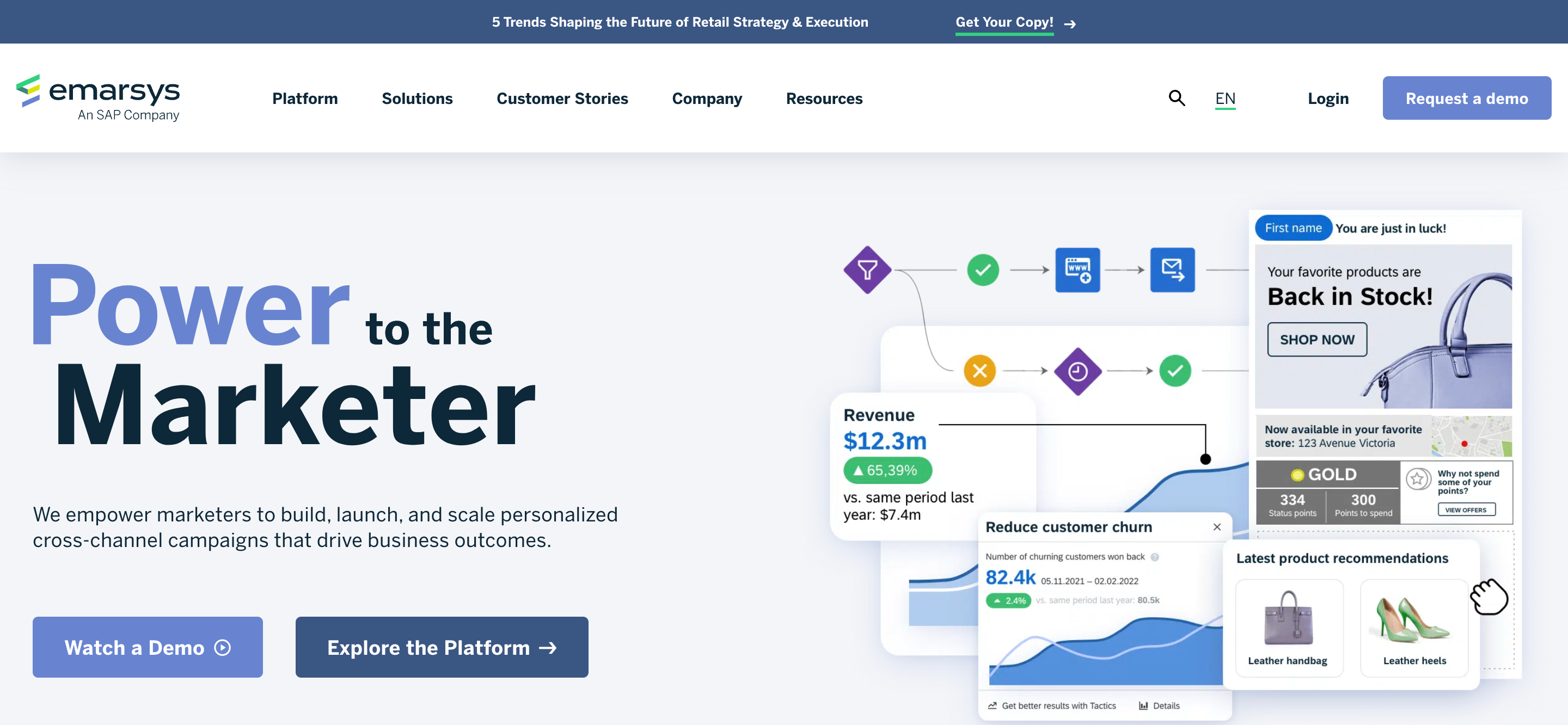 Emarsys Omnichannel Customer Engagement Platform