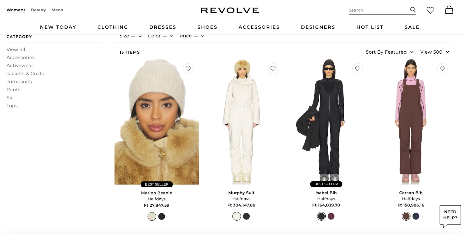 Halfdays clothing on Revolve