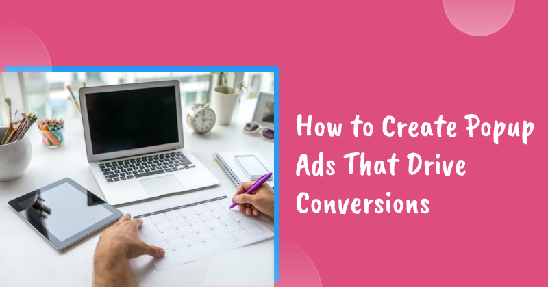 Create popup ads