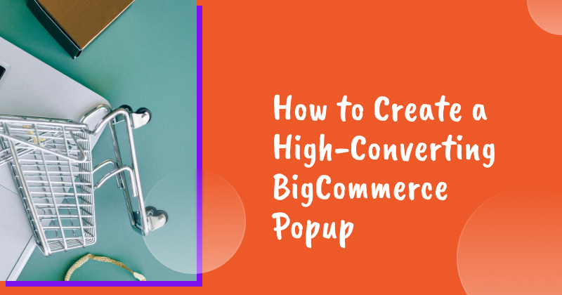 BigCommerce popup