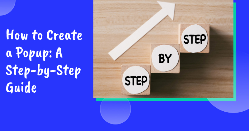 How to create a popup?