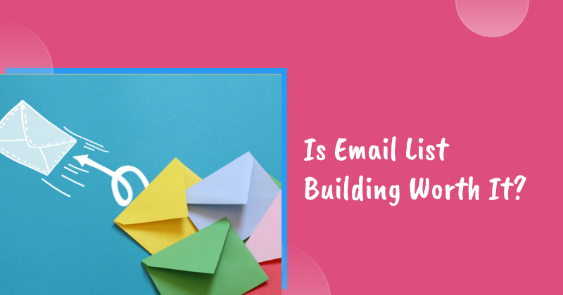 Email list building banner