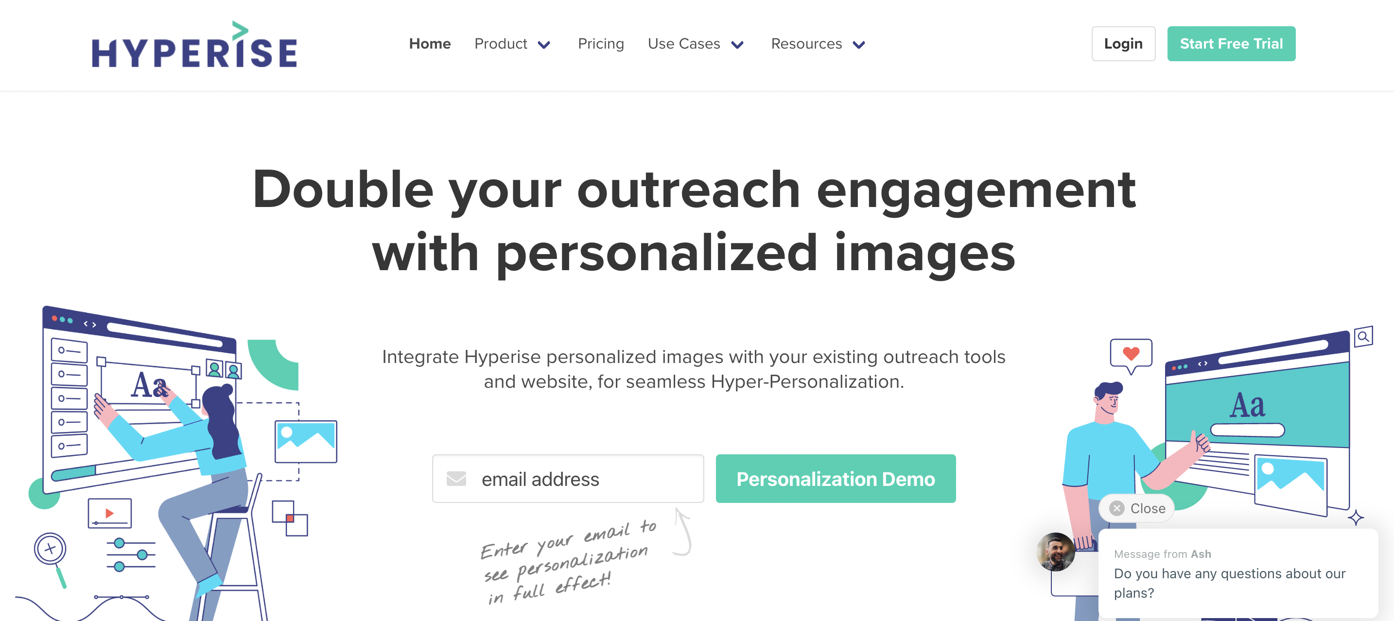 Hyperise content personalization tool