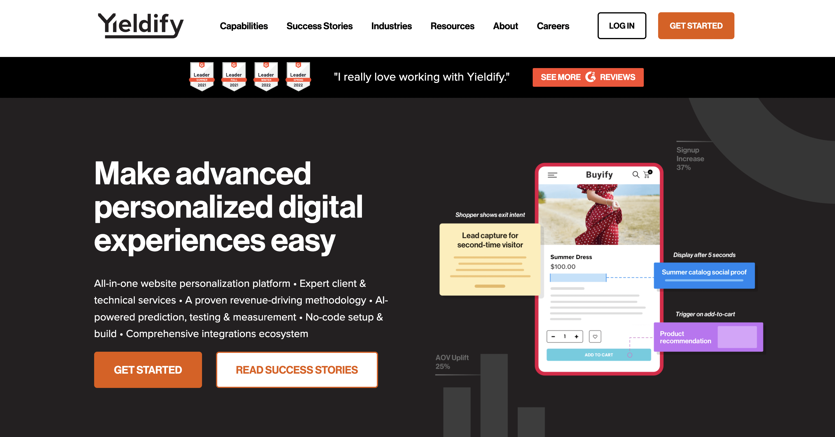Yieldify: Personalized communication