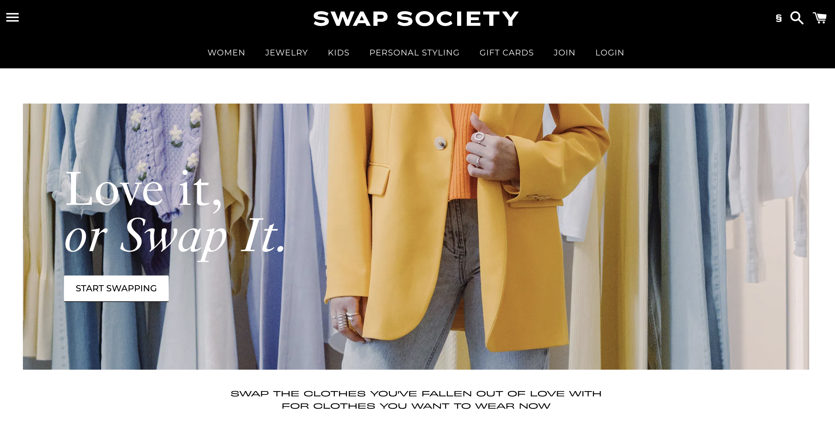 Swap Society takes take a stand against fast fashion.