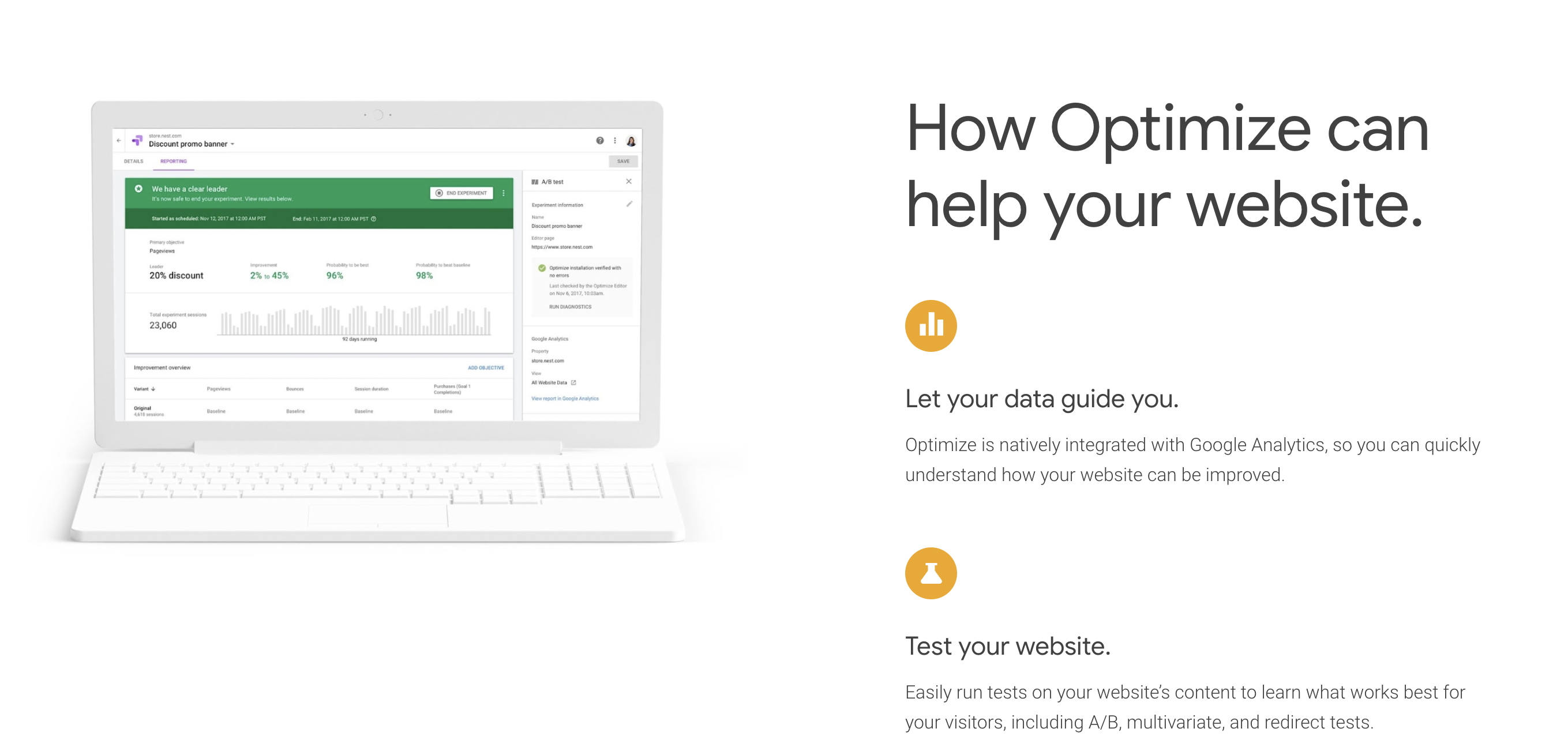 Google Optimize 1