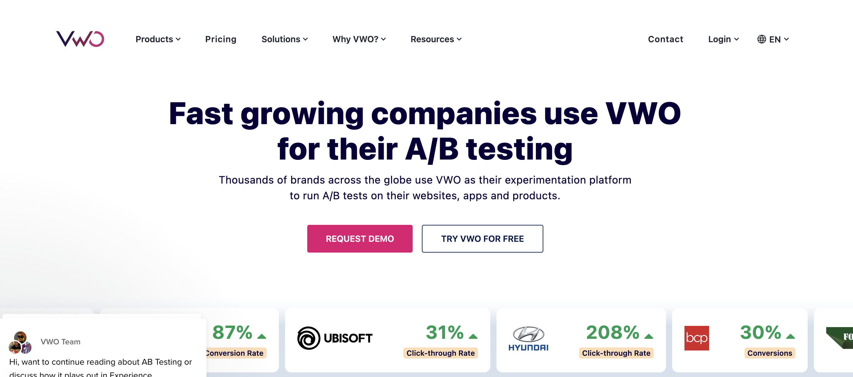 VWO: Marketing automation solutions