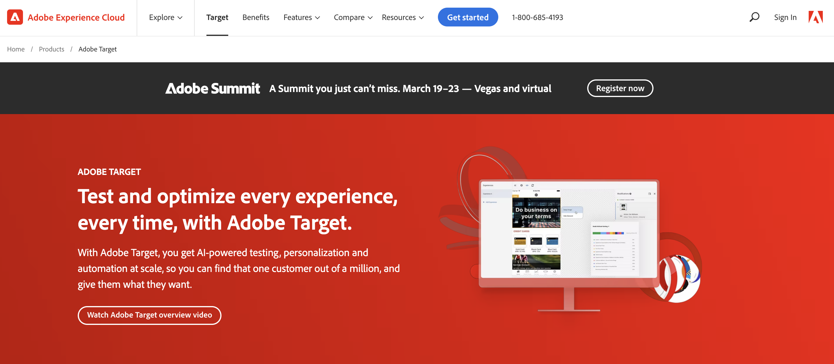 Adobe Target A/B testing tools