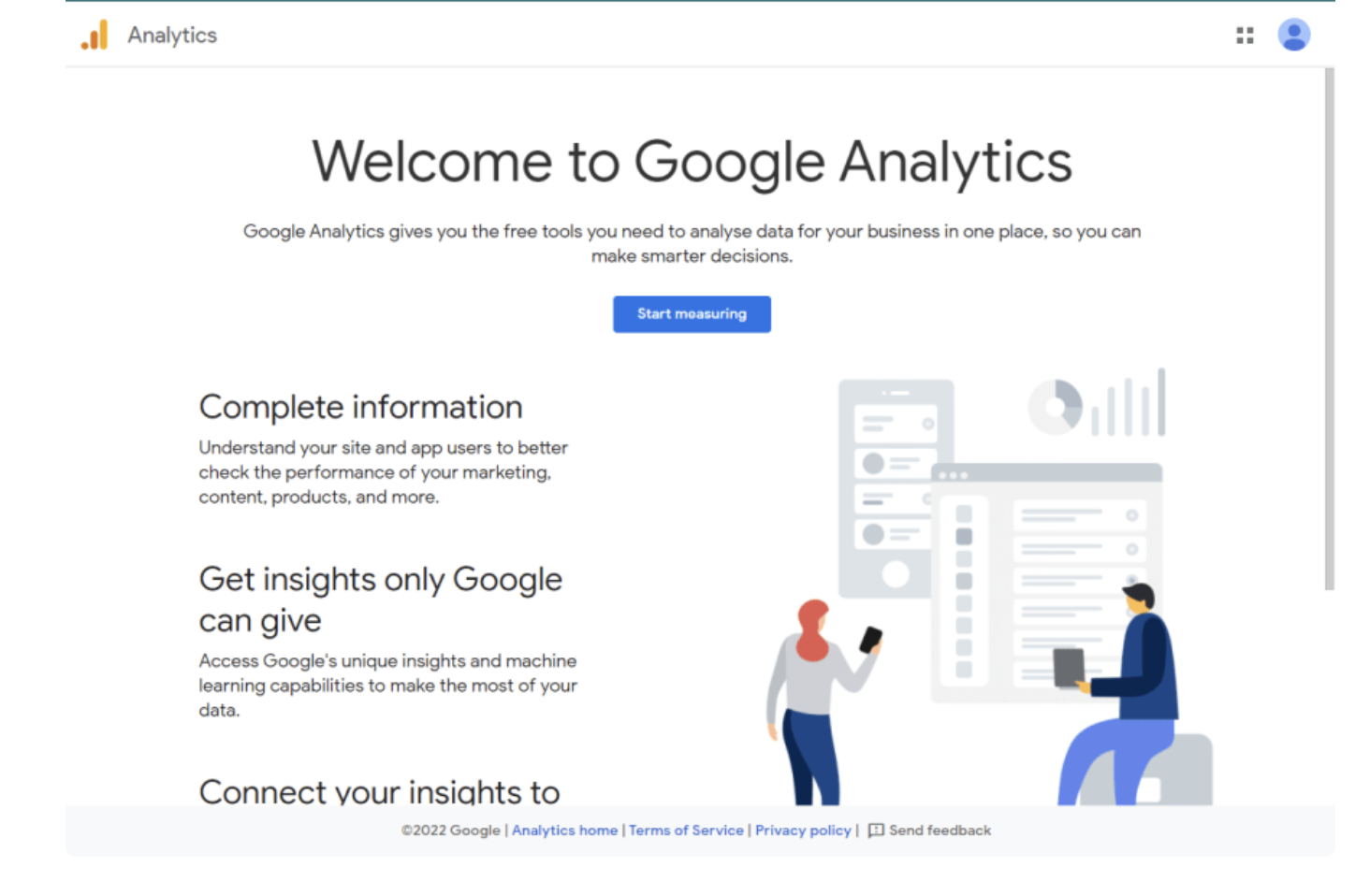 Google Analytics tool