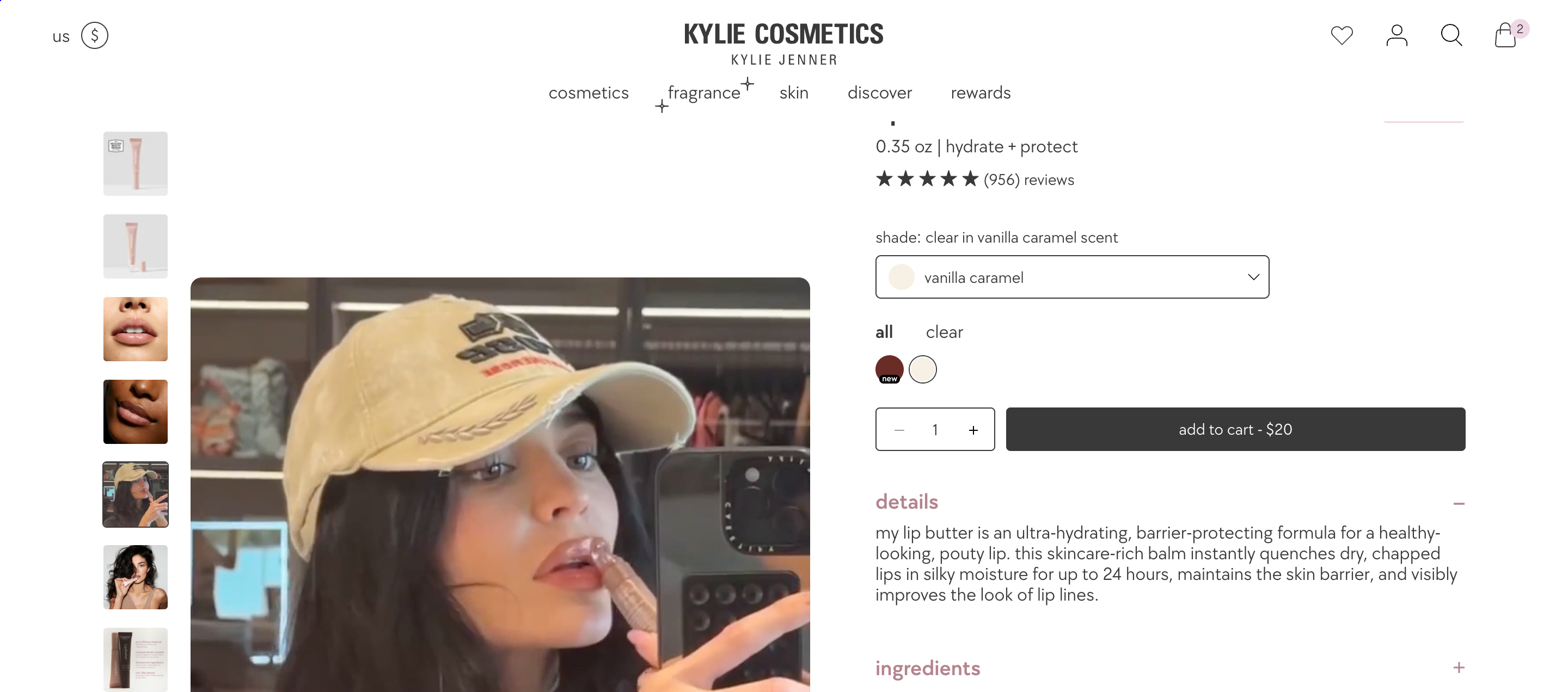 Kylie Cosmetics product description