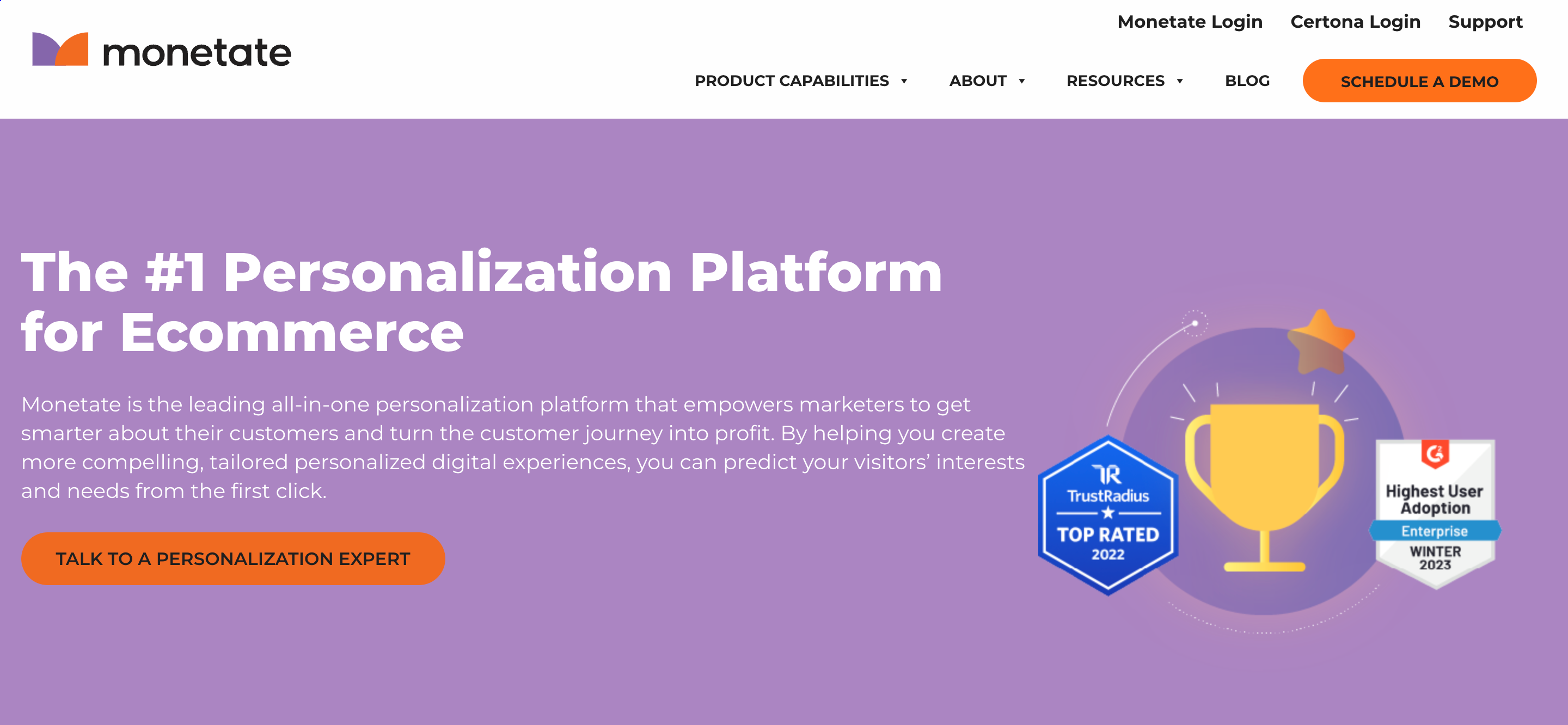 Monetate: Web optimization platform