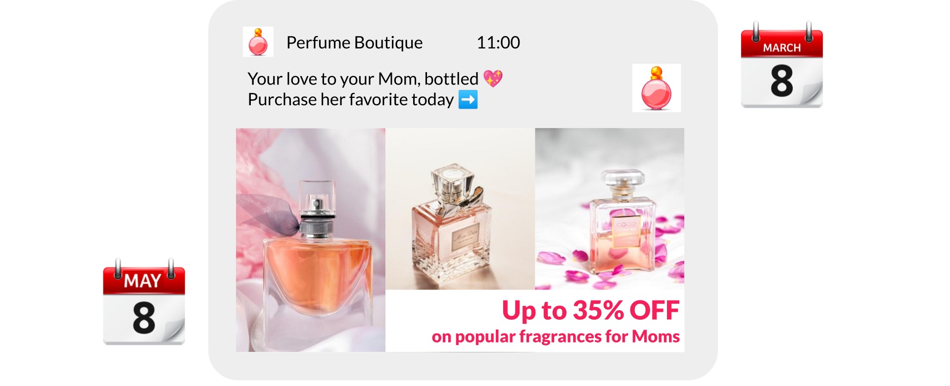 How to Scale Up Your Ecommerce Business with Personalized Mobile Communications Mother s Day Notifications Personalized for Geolocations - How to Scale Up Your Ecommerce Business with Personalized Mobile Communications